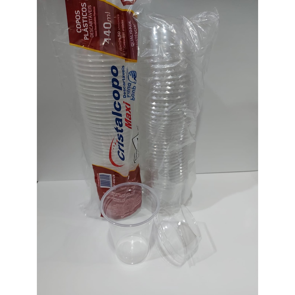 Copo Bolha 400 Ml - Tampa BOLHA - C/50 Unidades | Shopee Brasil