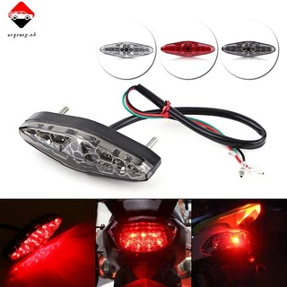 SOYOUNG Luzes Traseiras 12V 15 LED Parada De Freio De Motocicleta