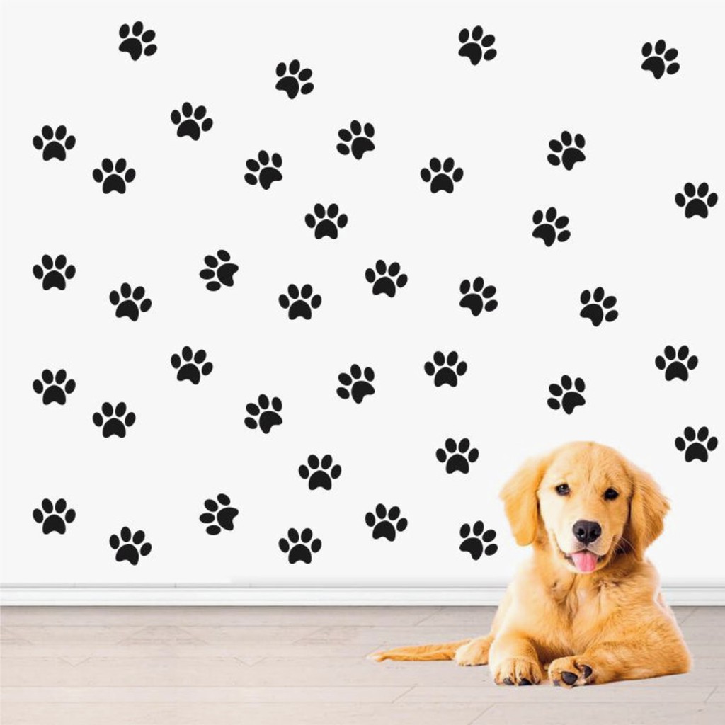 20 Patinhas Adesivas para decorar sua casa, seu pet shop, a casinha do ...