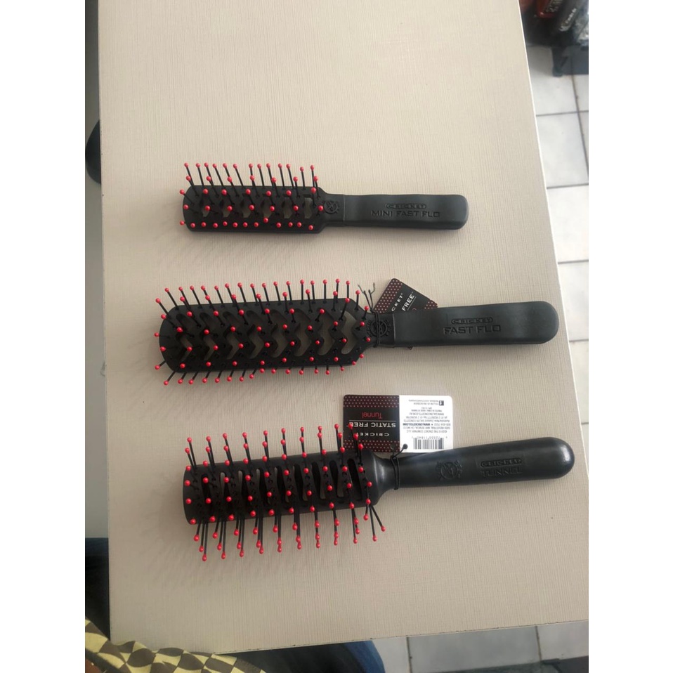 Escova de Cabelo Cricket Static Free Tunnel Brush kit 3 Shopee Brasil