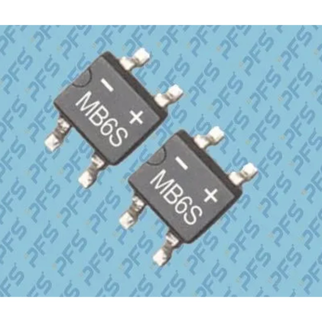 Ponte Retificadora Mb6s 600v/0,5a (5 Peças) | Shopee Brasil