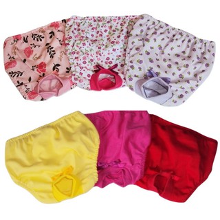 Kit 3 Peças Calcinha/higiênica Raças Pequena/média Roupa Pet
