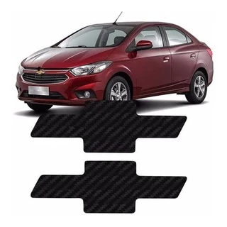 Kit Emblema Gravata Fibra De Carbono Gm Prisma 17 2018 2019
