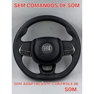 Volante Esportivo Argo preto Fiat palio fire/siena/weekend 97 a 2012 Sem Comandos