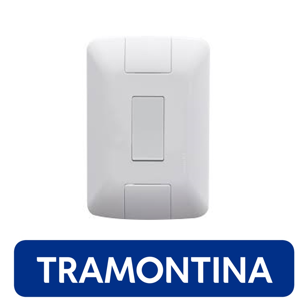 Conjunto 4x2 De Interruptor Simples/paralelo Aria Tramontina