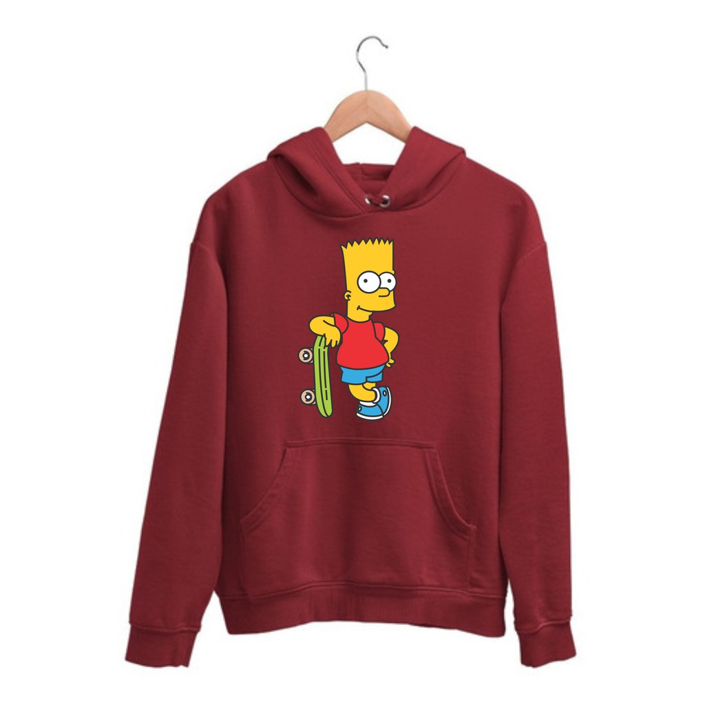 Moletom Unissex Canguru Bart Sad Simpson Filme Desenho