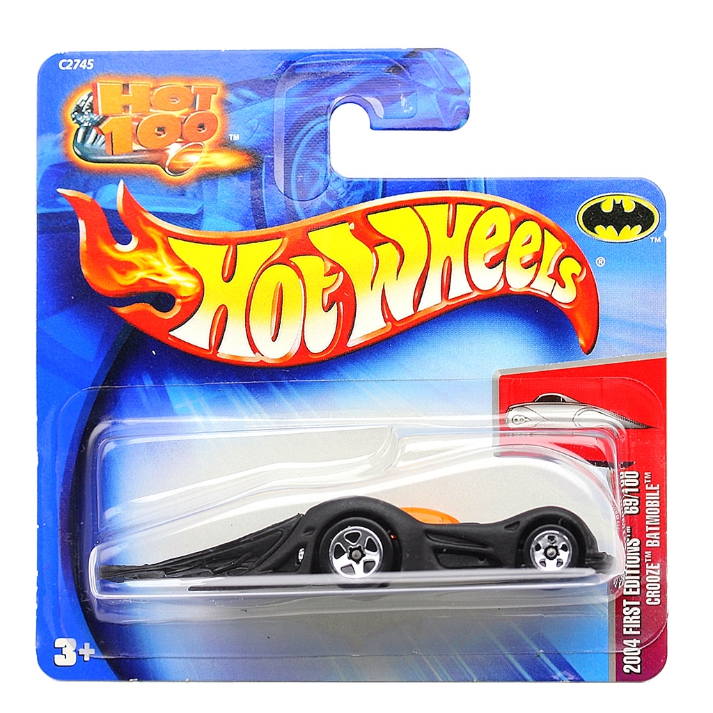 Hot Wheels Batman Crooze Batmobile First Editions 2004 Preto Fosco Lacrado 1 64