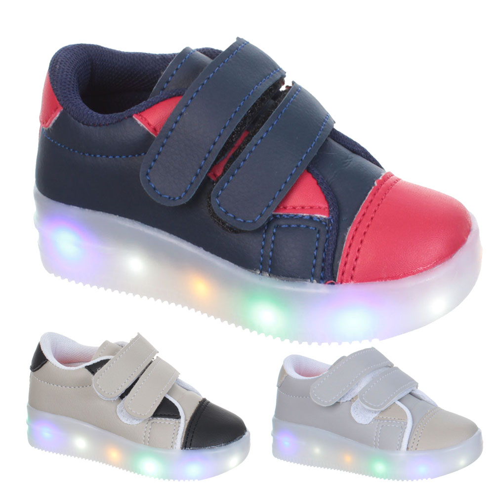 Sapato com best sale led masculino