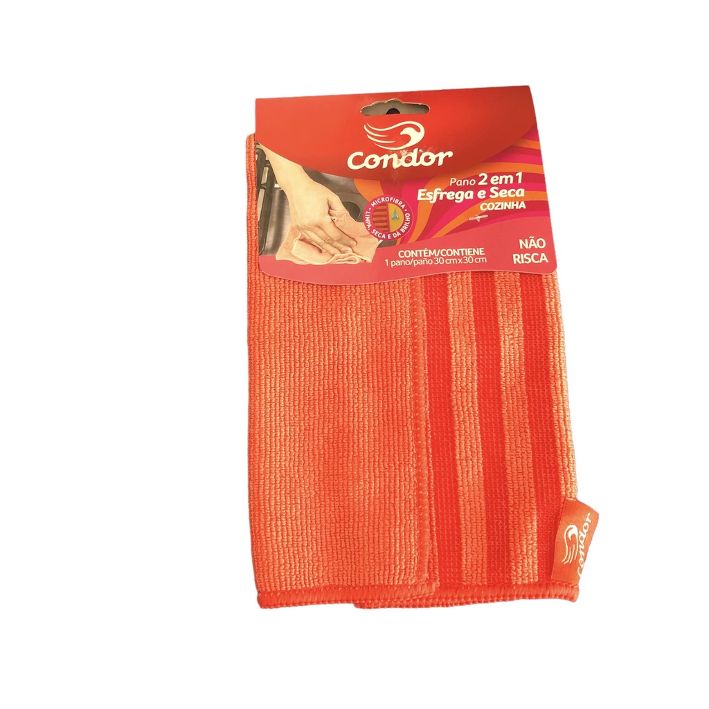 Foto de Kit 3 Panos Microfibra Multiuso Multi Tamanhos