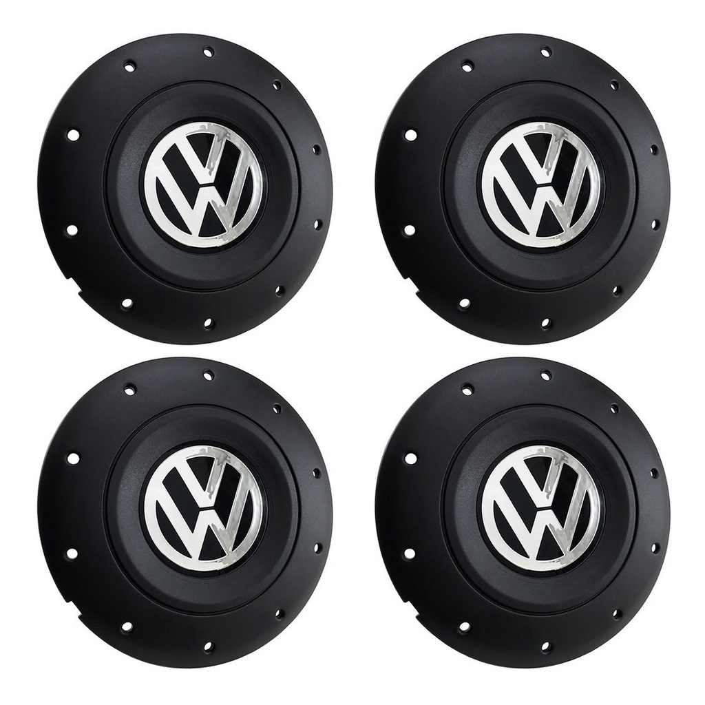 Kit Jogo Calota Centro De Roda Ferro Vw Aro 13 14 15 Amarok