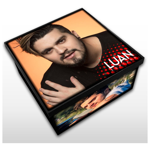 Luan Santana Caixa Organizadora Em Madeira Mdf Sertanejo