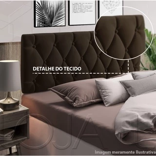 Cabeceira Painel Estofada Solteiro 0,90 Dobrável Cama box Paris Várias Cores