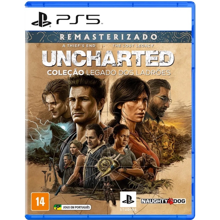 UNCHARTED 3 DRAKE'S DECEPTION REMASTERED PS4 (SEMI-NOVO