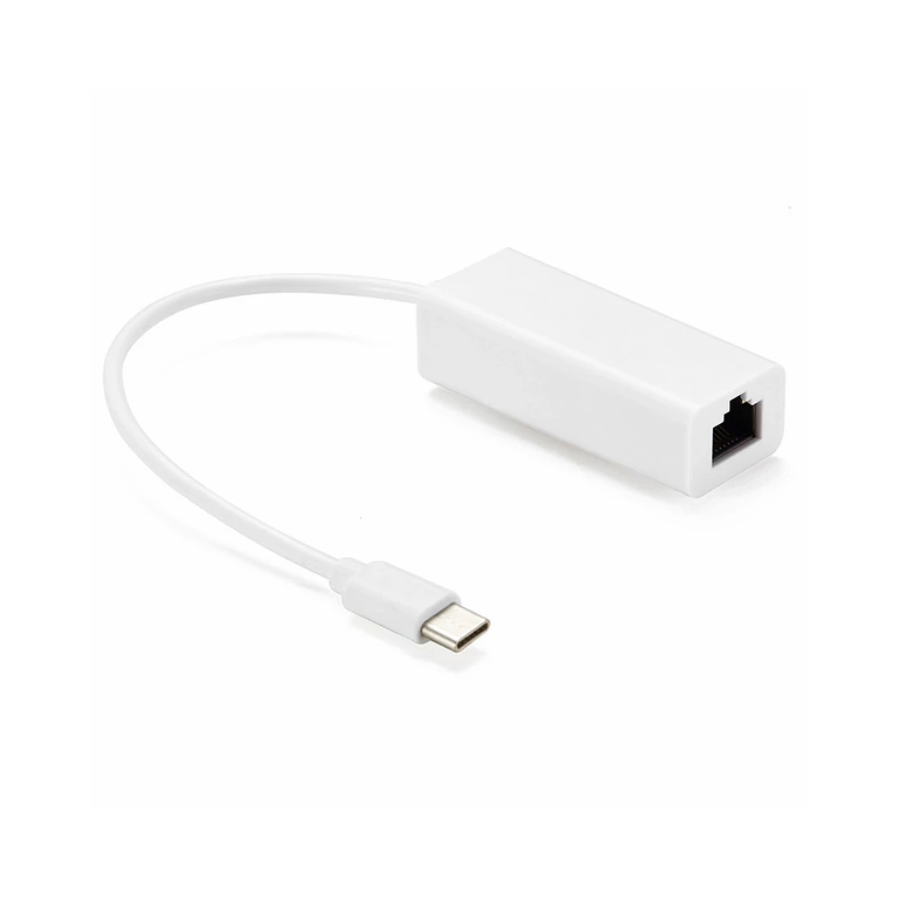 Cabo Adaptador Tipo C Para Rede Ethernet RJ45 Usb 3.1 Conector Externo Da Placa De Rede 10/100mbps