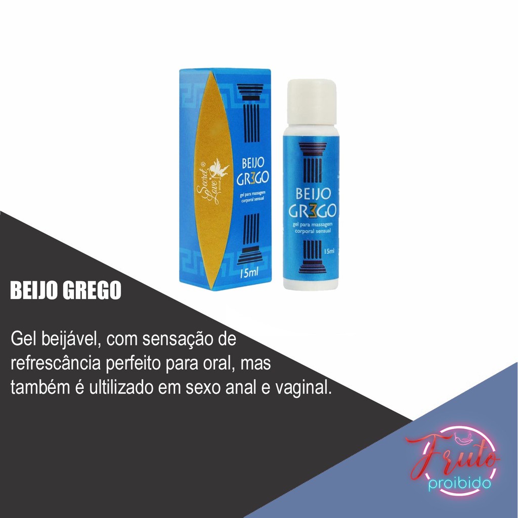 Beijo Grego Lubrificante | Shopee Brasil