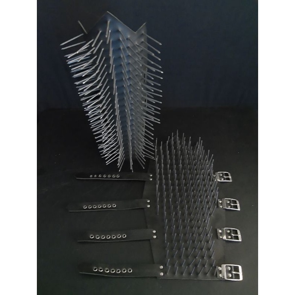 Caneleira Spike De Pregos Rock Metal