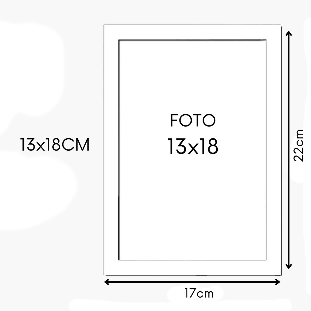 Porta Retrato Tamanho Padrão 13x18 Moldura Fotografia Quadro | Shopee ...