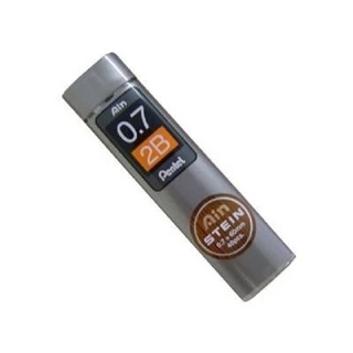 Pentel -grafite Ain Stein 0,7mm 2b - Tubo Com 40 Grafites