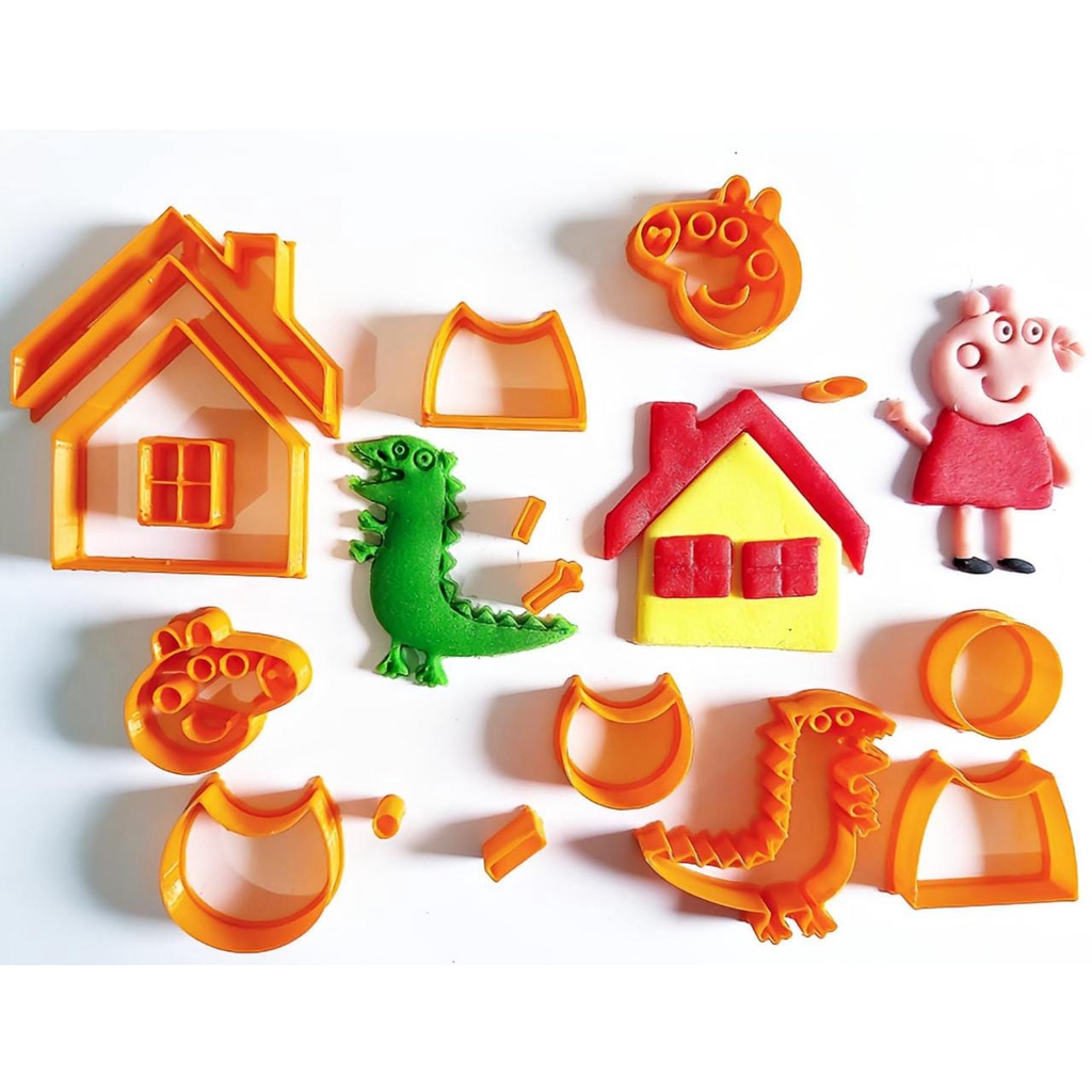Cortador Peppa Pig Para Pasta Americana Decoração