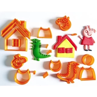 Cortador Peppa Pig Para Pasta Americana Decoração