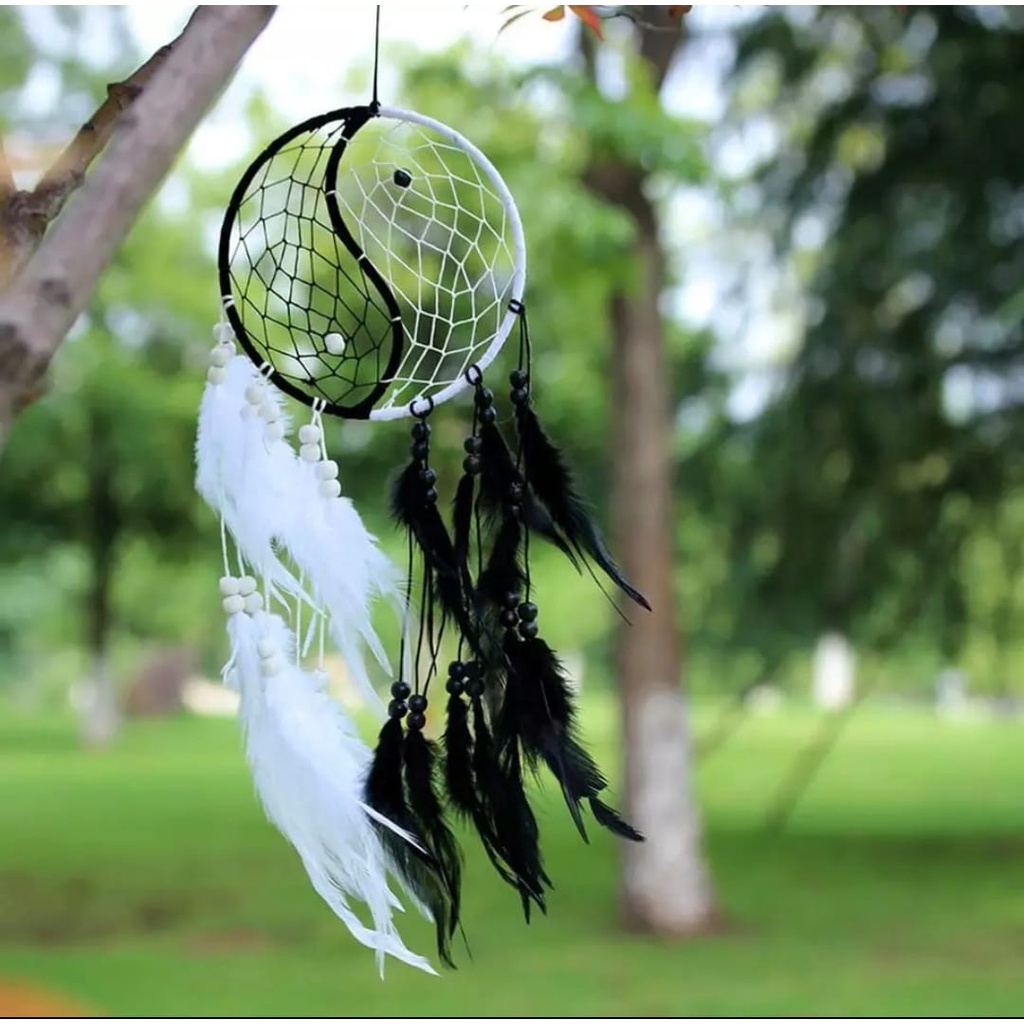 Filtro dos Sonhos Amuleto, Decoração, Varanda, Janelas Dream Catcher - Apanhador dos Sonhos - Diversos - Mandala de cura e Proteção