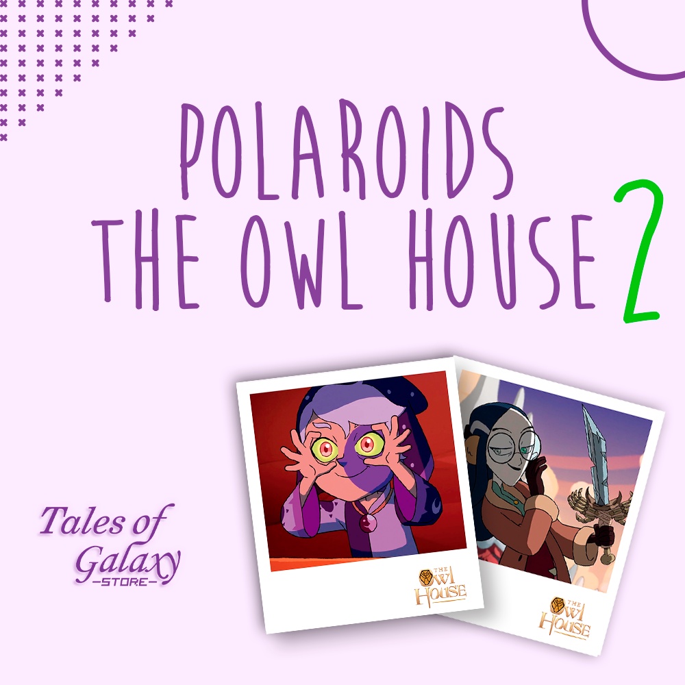 PRINT/ Mini poster A5 The Owl House Personagens 💜
