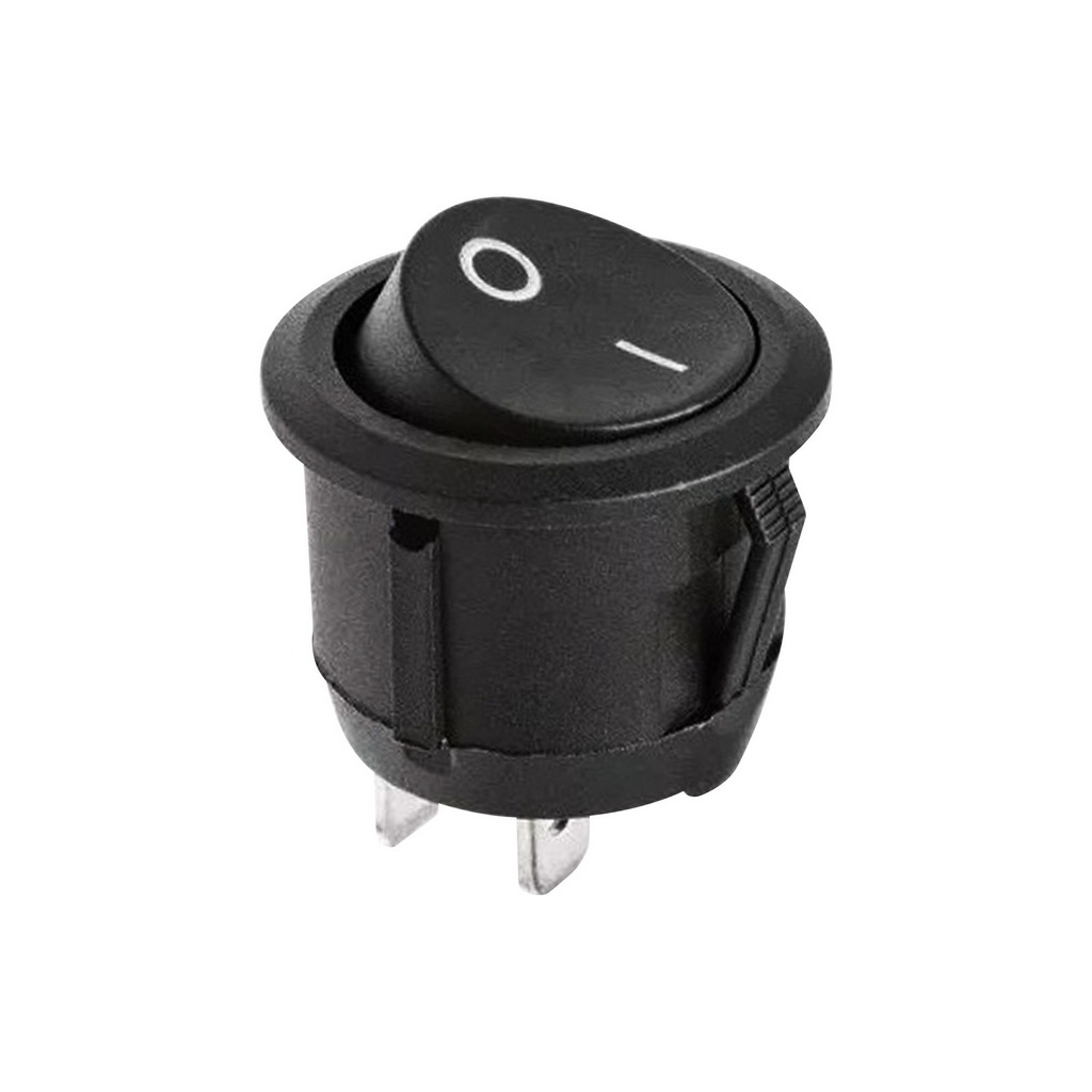 Chave Gangorra KCD1-106A-101O 11BBA 2 Terminais (Preto)