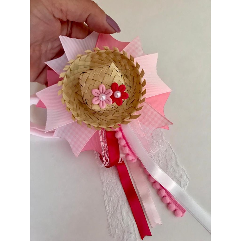 tiara junina para bebes, chapéu de palha junino bebes Shopee Brasil