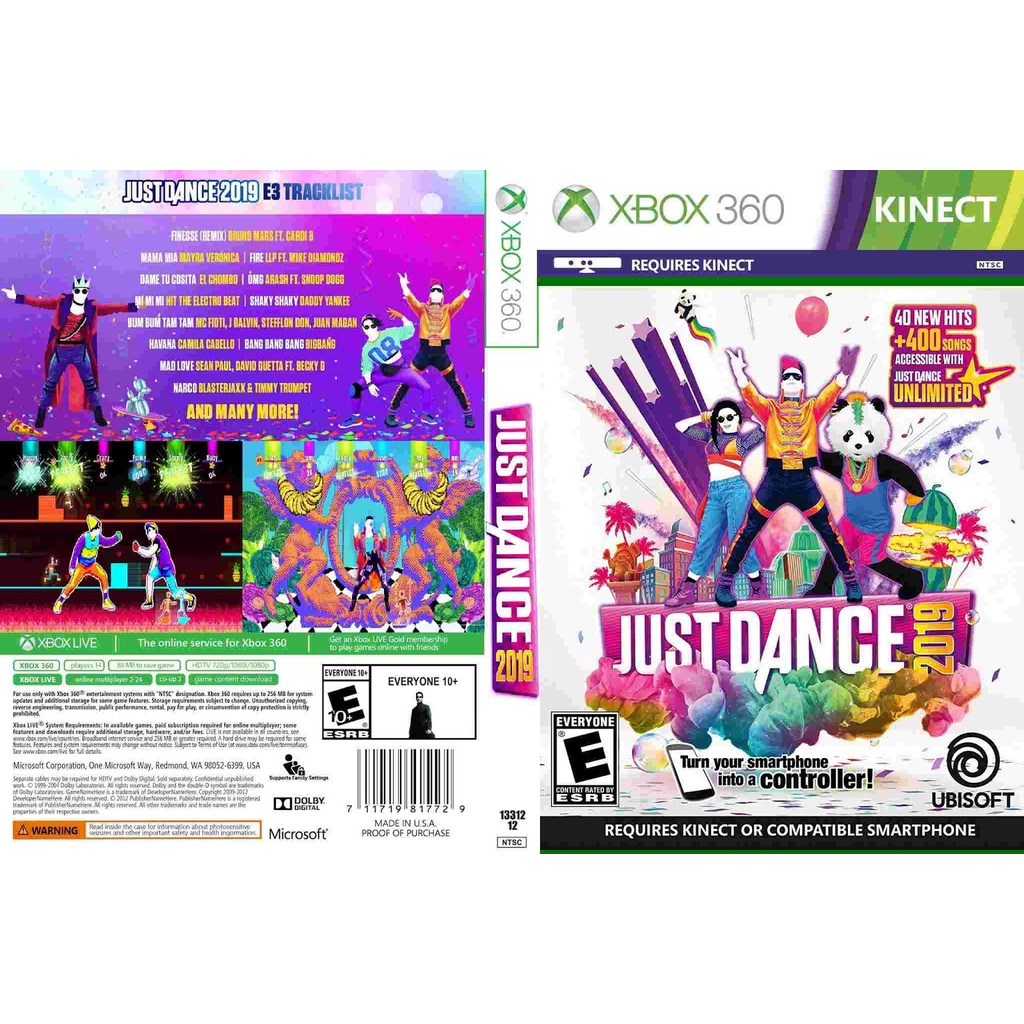 Jogo Mídia Física Just Dance 2019 Original Para Xbox One em Promoção na  Americanas