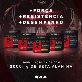 PRE TREINO HORUS POTE 150G MAX TITANIUM - BLUE ICE