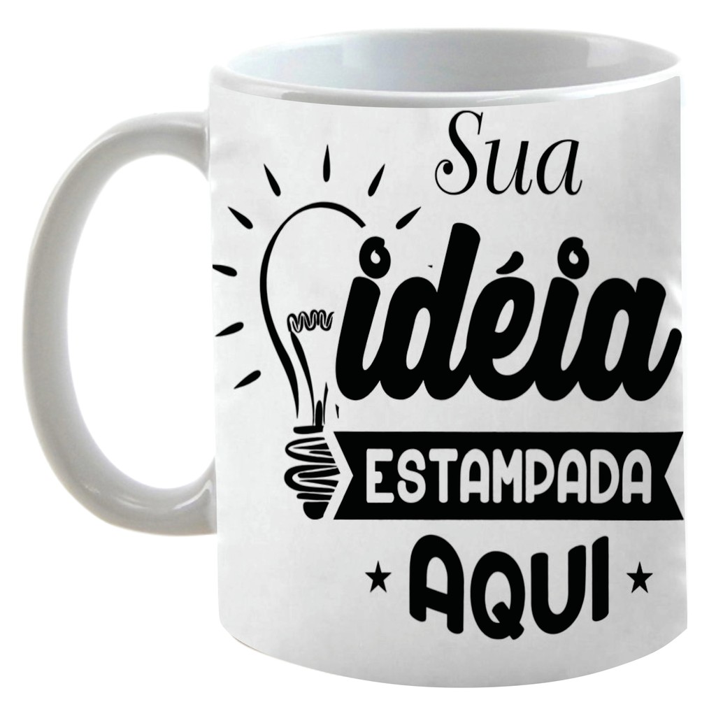 Caneca Porcelana Personalizada - Presente, Lembrancinha