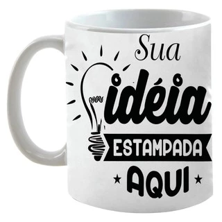 Caneca Porcelana Personalizada - Presente, Lembrancinha