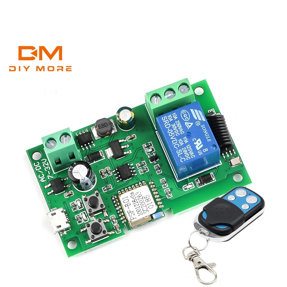 DIYMORE Ewelink WiFi Automatic door Wireless Smart Switch Home Relay