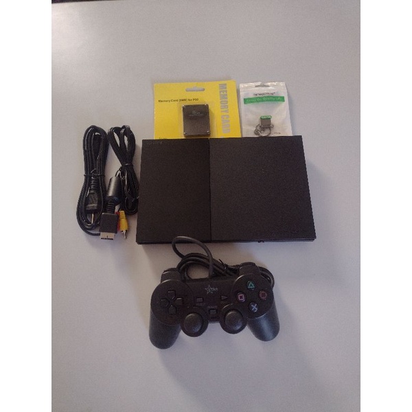 PlayStation 2 OPL(Sem Leitor) 64gb com 3000 Jogos + 2 Controles + Memory  Card - Kris Games Virtual