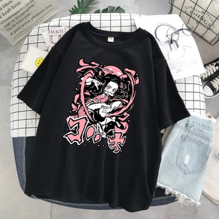 Anime Desenho Camiseta Kimetsu No Yaiba Roupas Streetwear Estampa