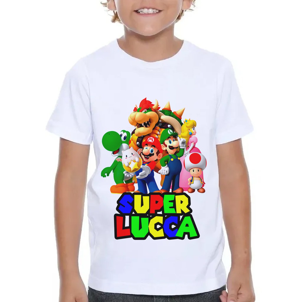 Camiseta super best sale mario bros