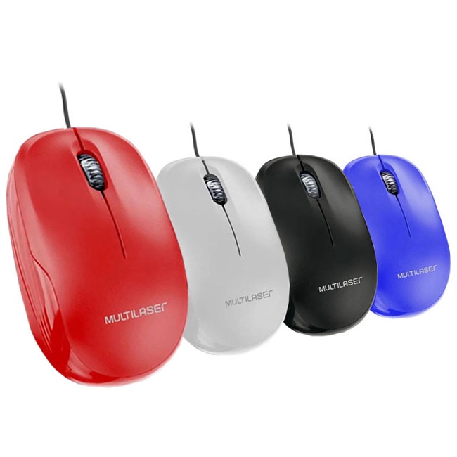 Mouse Box Óptico Com Fio USB Multilaser - Varias cores | Shopee Brasil