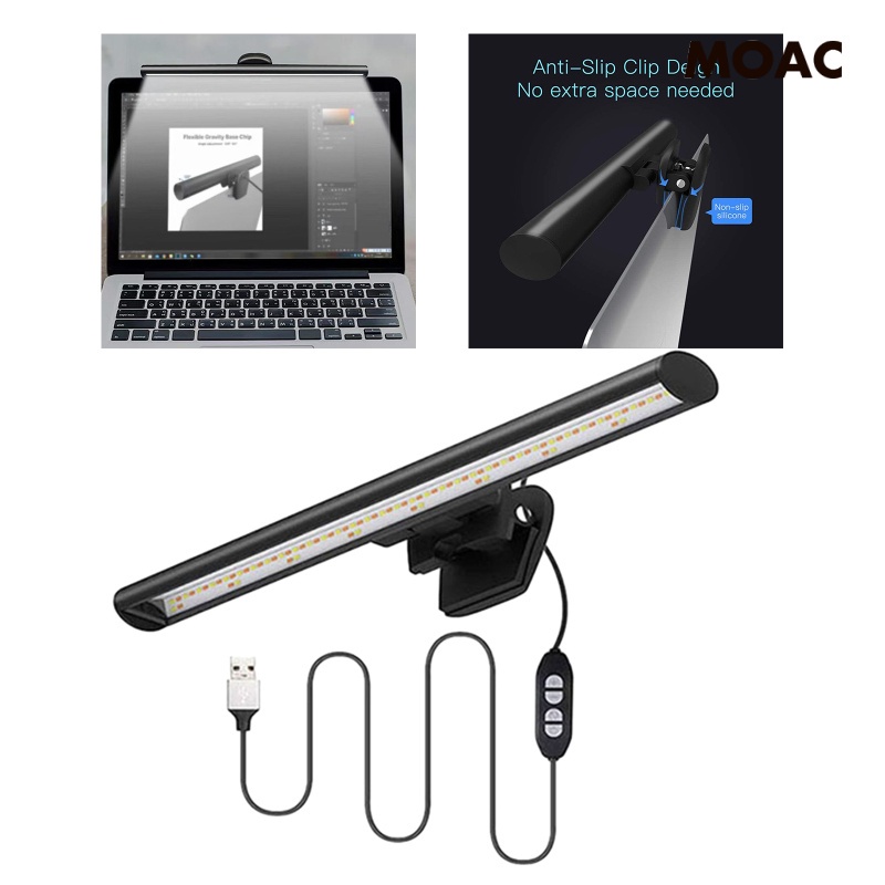 Luminária Led Ajustável Para Monitor De Computador Shopee Brasil