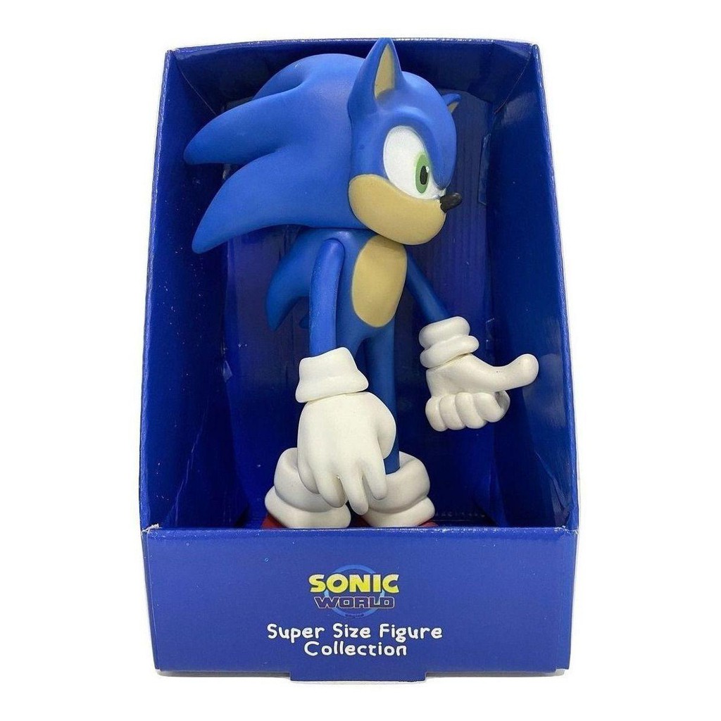 Boneco Sonic Grande Personagem Jogo De Videogame - Ri Happy