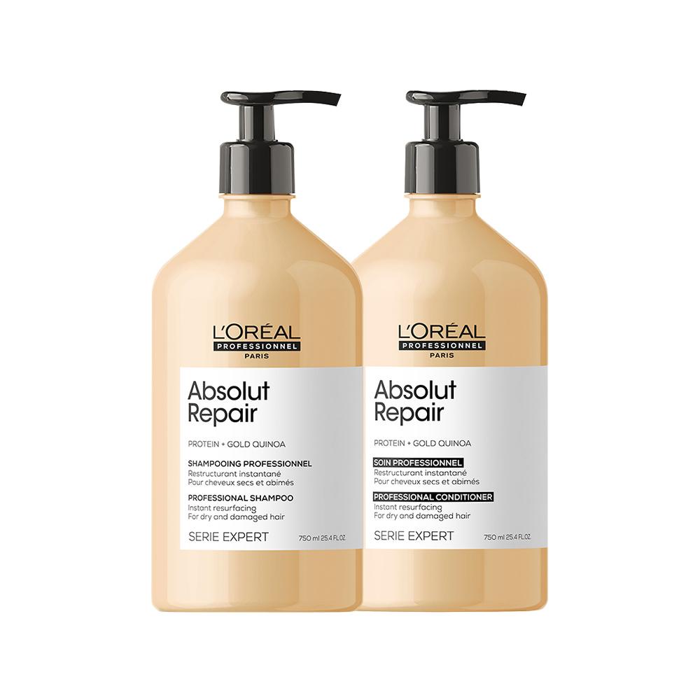 Kit L'Oréal Professionnel Serie Expert Absolut Repair Gold Quinoa - Shampoo e Condicionador