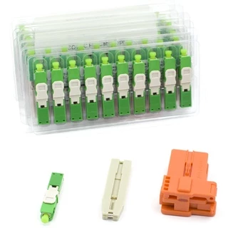 SC UPC Conector Rápido De Fibra Óptica Modo Único 9/125 Embutida APC Adaptador De Conectores Rápidos Para Rede FTTH