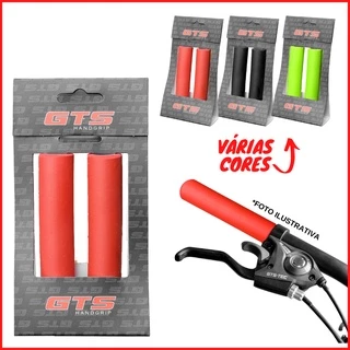 Manopla Punho Bicicleta Silicone Soft Confort Gts Cores