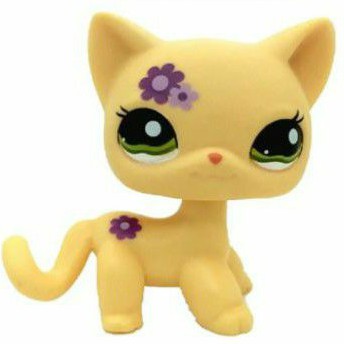 Littlest Pet Shop Lps Gata Short Hair #1962 Flor