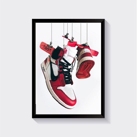 Quadro Decorativo sneaker Chicago 21x30cm