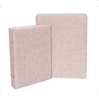 Estojo Imantado com Álbum para 100 Fotos 15x21 - JUTA BEGE Luxo Premium Reforçado em Oferta na Shopee