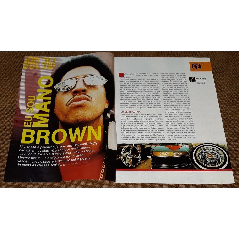 Racionais Mcs Pavilhão 9 E Mano Brown - Recortes Originais | Shopee Brasil