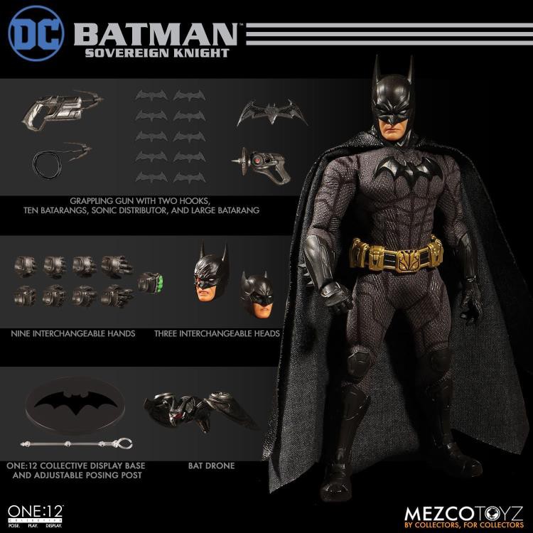 Mezco Toyz One:12 Collective Batman (sovereign Knight) | Shopee Brasil