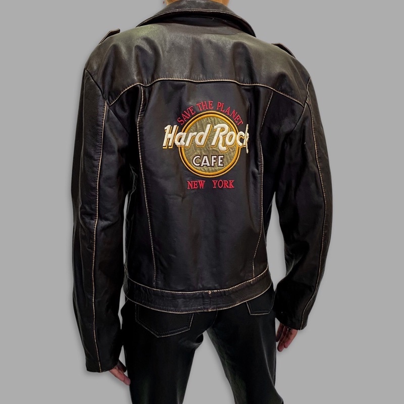 Jaqueta De Couro Hard Rock Cafe Jaqueta De Couro Hard Rock Cafe