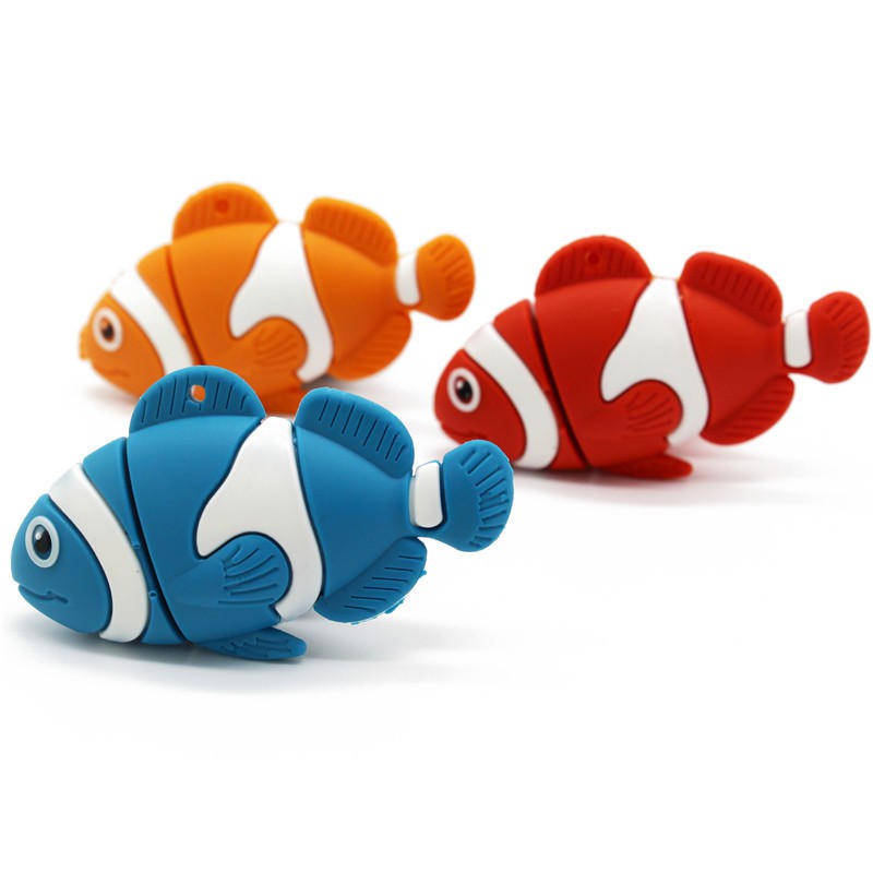 USB 2TB Animal Peixe 8GB 16GB 32GB 64GB 128GB Pen Drive Fofo Dourado ...
