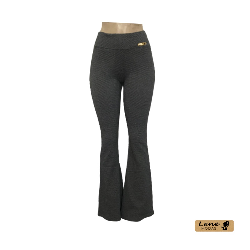 Calça Flare Adulto Colmeia Tecido grosso Shopee Brasil